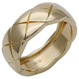 Chanel-Chanel Coco Crush Medium Yellow Gold Band Ring-Golden