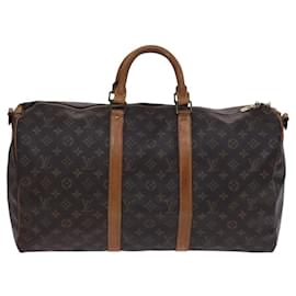 Louis Vuitton-LOUIS VUITTON Monogram Keepall Bandouliere 50 Boston Bag M41416 LV Auth nb194-Monogram