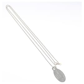 Autre Marque-TIFFANY&Co. Necklace Ag925 Silver Auth am7990-Silvery