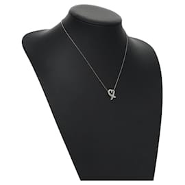 Autre Marque-TIFFANY&Co. Loving Heart Necklace Ag925 Silver Auth yk17596-Silvery
