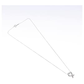 Autre Marque-TIFFANY&Co. Loving Heart Necklace Ag925 Silver Auth yk17596-Silvery