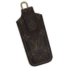 LOUIS VUITTON Monogram Estojo para Telefone Japão Capa de Telefone M63050 Auth JB032 Monograma