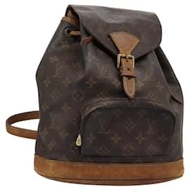Louis Vuitton-LOUIS VUITTON Monogram Montsouris MM Backpack M51136 LV Auth KD150-Monogram