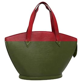 Louis Vuitton-LOUIS VUITTON Epi Saint Jacques Shoulder Bag Red M52277 LV Auth EC445-Red