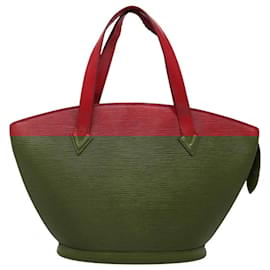 Louis Vuitton-LOUIS VUITTON Epi Saint Jacques Shoulder Bag Red M52277 LV Auth EC445-Red