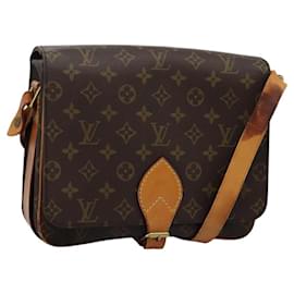 Louis Vuitton-LOUIS VUITTON Monogram Cartouchiere GM Shoulder Bag M51252 LV Auth BA367-Monogram