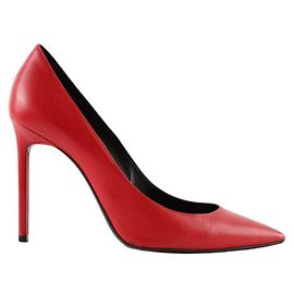Saint Laurent Lederabsätze Rot