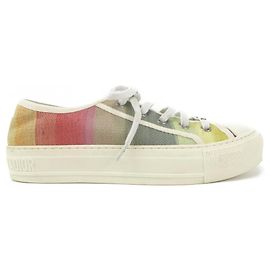 Sneaker verdi e bianche Christian Dior Bianco Verde