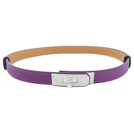 Hermès-Hermes Kelly Standard Belt-Purple