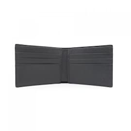 Gucci-Gucci MicroGuccissima Black Bi-Fold Wallet-Black
