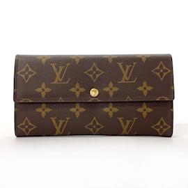 Louis Vuitton-Louis Vuitton Portefeuille Sarah Long Wallet-Brown