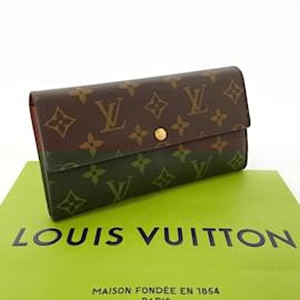 Louis Vuitton-Louis Vuitton Portefeuille Sarah Long Wallet-Brown