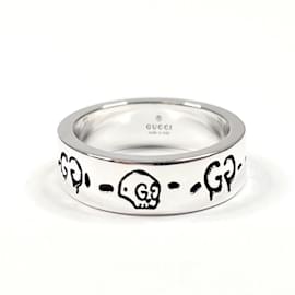Anillo Skull Ghost de Gucci Plata