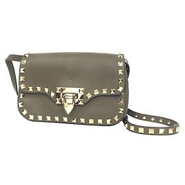 Sac pochette Valentino Garavani Rockstud Kaki