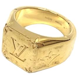 Louis Vuitton-Louis Vuitton Gold Band Ring-Golden