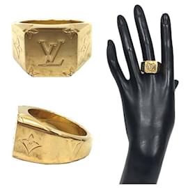 Louis Vuitton-Louis Vuitton Gold Band Ring-Golden