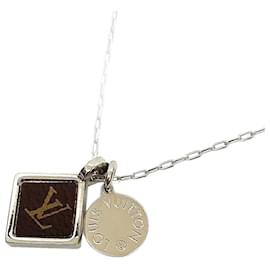 Louis Vuitton-Louis Vuitton Monogram Silver Charm Bracelet-Silvery,Monogram