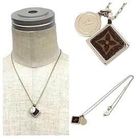 Louis Vuitton-Louis Vuitton Monogram Silver Charm Bracelet-Silvery,Monogram
