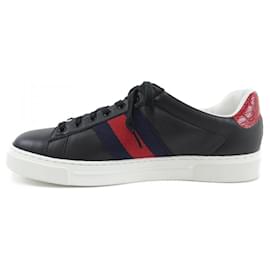 Gucci-Gucci Black and Red Sneakers-Black,Red