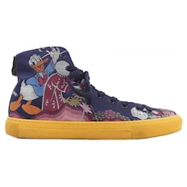 Gucci-Gucci Navy and Red Sneakers-Red,Navy blue
