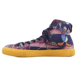 Gucci-Gucci Navy and Red Sneakers-Red,Navy blue