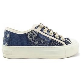 Sneaker blu e bianche Christian Dior Bianco Blu