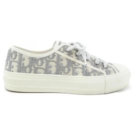 Sneaker grigie e bianche Christian Dior Marrone Bianco