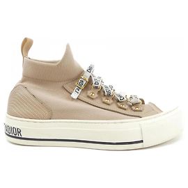 Sneaker beige e bianche Christian Dior Bianco Beige