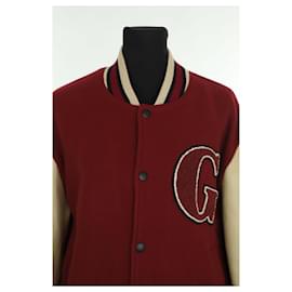 Autre Marque-Wool jacket-Dark red
