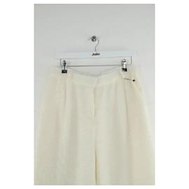 Autre Marque-White straight pants-White