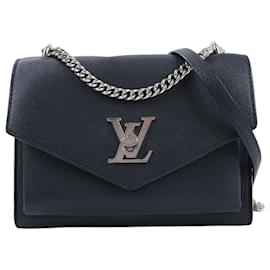 Louis Vuitton-Louis Vuitton Cuir Taurillon MyLockMe BB 2Way Handbag in Black M51418-Black