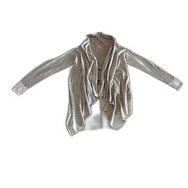 Autre Marque FROGBOX silk-wool-cashmere vest or jacket size 34-36 Beige Eggshell