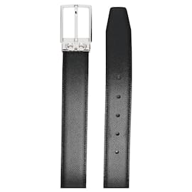 Salvatore Ferragamo-New black Ferragamo gancini belt 95 cm-Black,Silver hardware