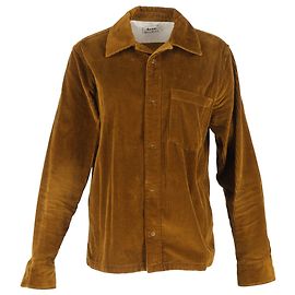 Denver Button-Down Overshirt von Acne Studios aus braunem Cordstoff Braun Rot