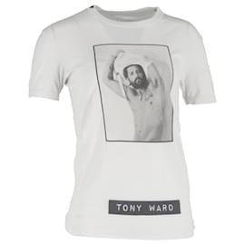 Dolce & Gabbana-Dolce & Gabbana Tony Ward Graphic T-shirt in White Cotton-White