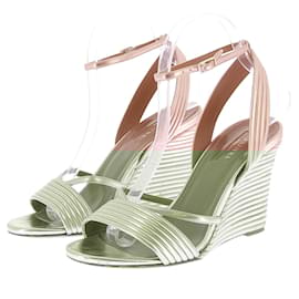 Aquazzura-AQUAZZURA Sandals T.EU 37 Leather-Golden