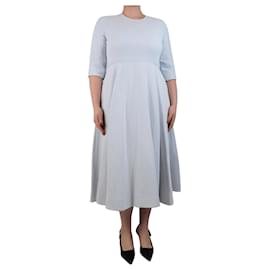 Autre Marque-Light blue Georgie crepe midi dress - size UK 14-Blue