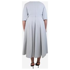 Autre Marque-Light blue Georgie crepe midi dress - size UK 14-Blue