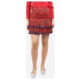 Isabel Marant Rote Rüschenshorts - Größe UK 8 Rot