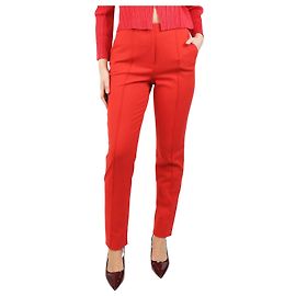 Jason Wu Pantalons rouges fuselés - taille S Rouge