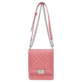 Chanel-Chanel Boy Line AS0130 Shoulder Bag-Pink,Metallic