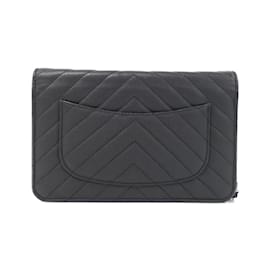 Chanel-Chanel Timeless Classic AP0250 Chain Wallet-Black