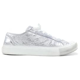 Louis Vuitton-Louis Vuitton Silver Sneakers-Silvery