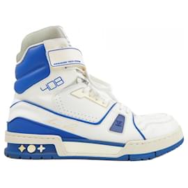 Louis Vuitton-Louis Vuitton Blue and White Sneakers-White,Blue