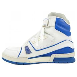 Louis Vuitton-Louis Vuitton Blue and White Sneakers-White,Blue