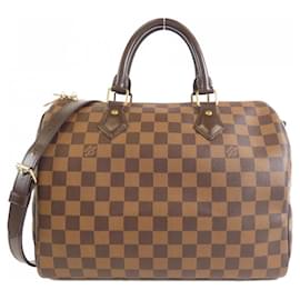 Louis Vuitton-Louis Vuitton Damier Speedy Bandouliere 30cm Boston Bag-Damier ebene