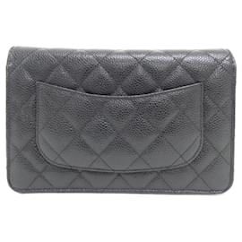 Chanel-Chanel Timeless Classic AP0250 Chain Wallet-Black