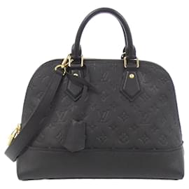 Louis Vuitton-Louis Vuitton Monogram Empreinte Neo Alma PM Handbag-Black