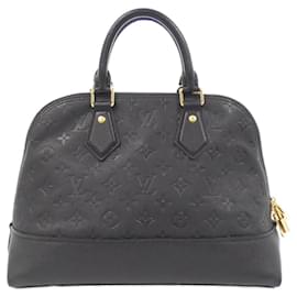 Louis Vuitton-Louis Vuitton Monogram Empreinte Neo Alma PM Handbag-Black