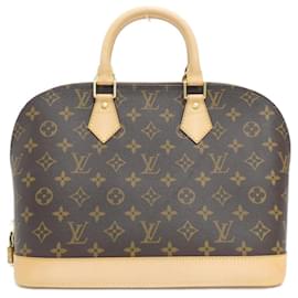 Louis Vuitton-Louis Vuitton Monogram Alma PM Handbag-Brown,Monogram